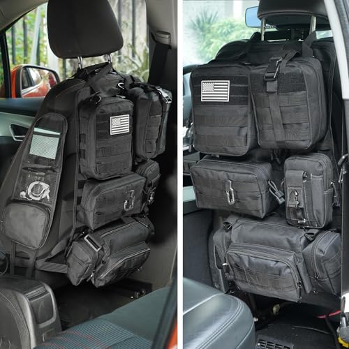 Tactical Car Seat Back Organizer, Tactical Molle Seat Back Organizer by Unknown