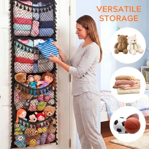 Ofiray-home Over The Door Stuffed Animal Storage - Image 6
