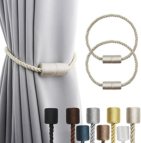 Magnetic Curtain Tiebacks Holdbacks Decorative Tie Backs by CurtainTiebacks