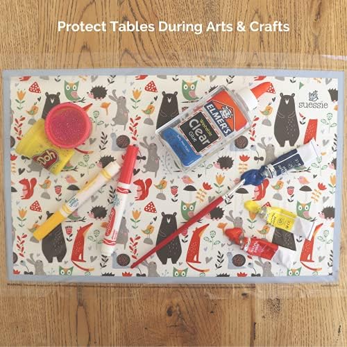Suessie Disposable Placemats for Baby, Forest Animals - Image 5