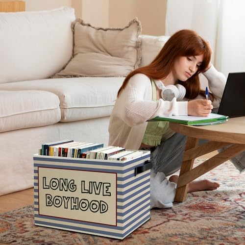 Long Live Boyhood Boys Storage Bins Box - Image 3