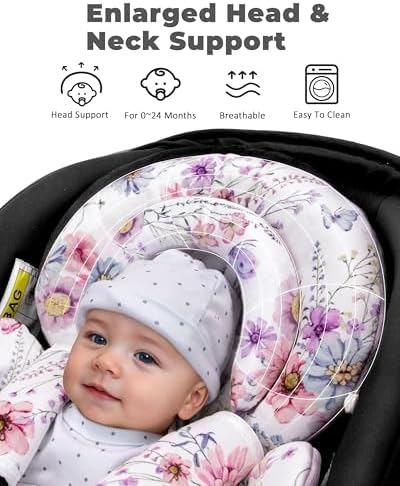 TinlyFinly Infant Car Seat Insert - Image 3