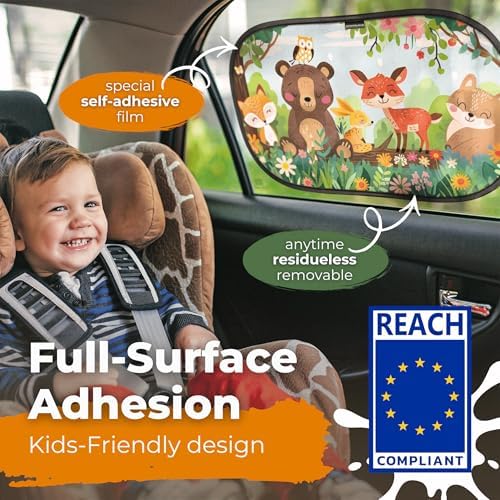 CARAMAZ Car Window Shade for Baby - Image 2