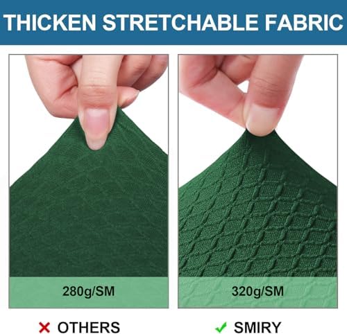 Smiry Waterproof Seat Covers for Dining Room Chairs - Image 5
