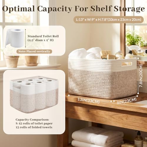 OIAHOMY 4 Pack Storage Basket, Closet Organizer - Image 2