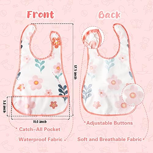 R HORSE 5Pcs Baby Feeding Bibs - Image 3