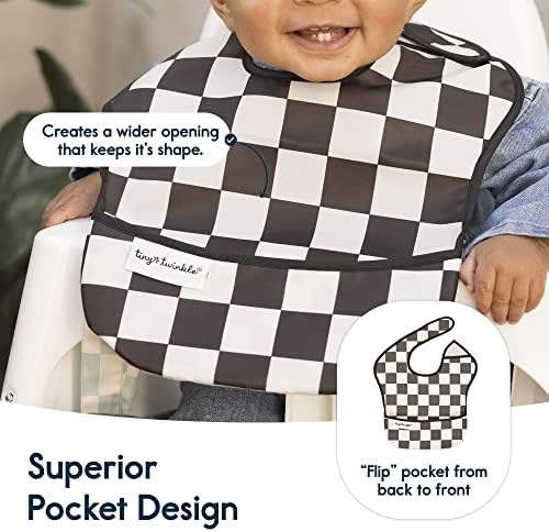 Tiny Twinkle Mess-Proof Baby Bibs - Image 4