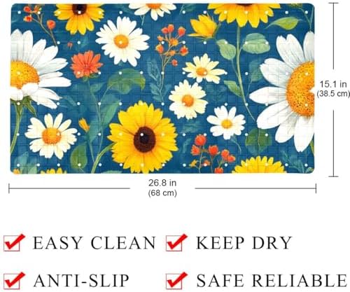 Non Slip Bathtub and Shower Mat 26.8x15.1 inch, Bath Mat - Image 4