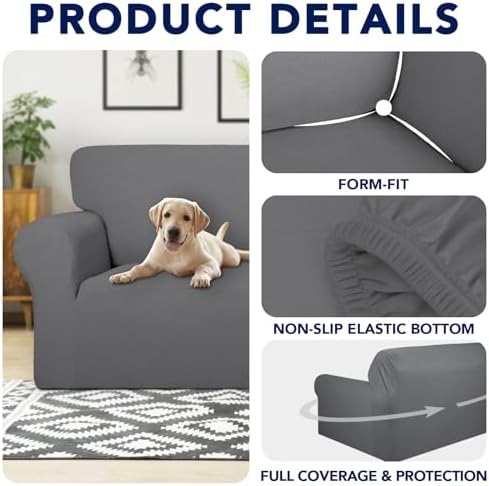 PureFit Waterproof Oversized Couch Cover Slipcovers - Image 4