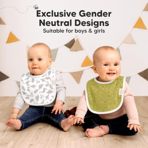 KeaBabies 8-Pack Organic Baby Bibs - Image 6