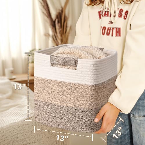 13 Inch Storage Cubes, 3 Pack Cube Storage Bins - Image 4