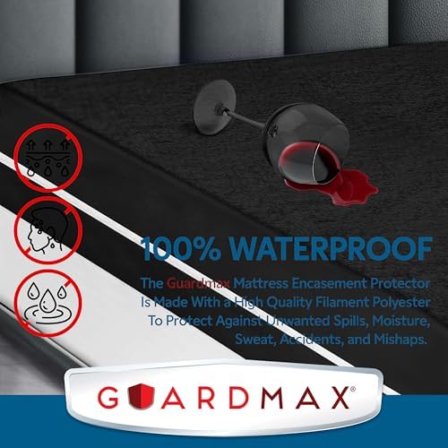Guardmax Crib Mattress Encasement Zippered, 100% Waterproof Mattress Protector - Image 5