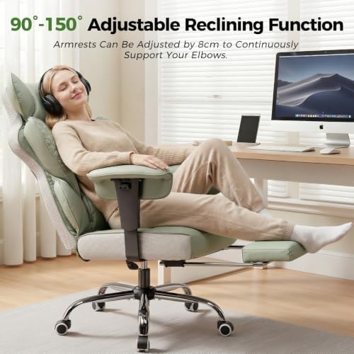 GTPLAYER Big and Tall Gaming Chair 400lbs Heavy Duty Office Chair - Image 6