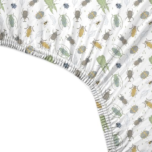 Butterblu Frankie Fitted Crib Sheet 100% Organic Cotton - Image 4