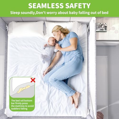 3-Piece Queen Size Bed Rail for Toddlers - Image 6