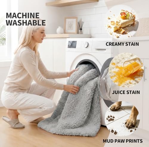 ILANGO Bathroom Rugs 60" × 24", Extra Soft Absorbent Microfiber Bath Rugs - Image 3