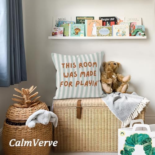 Kids Playroom Pillow Covers 18x18, Playroom Decor - Image 2