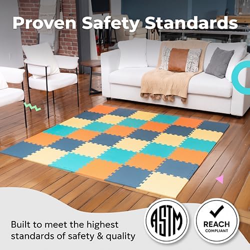 MioTetto Baby Play Mat, Soft Foam Floor Tiles - Image 5