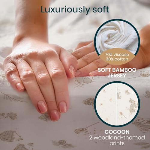Tutti Bambini Premium Bassinet Sheets, 2 Pack - Image 5