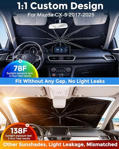 Weektic Custom Windshield Sun Shade Umbrella - Image 2