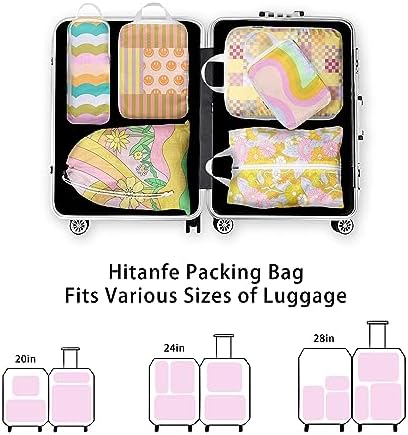 6 Pcs Compression Packing Cubes, Packing Cubes - Image 5