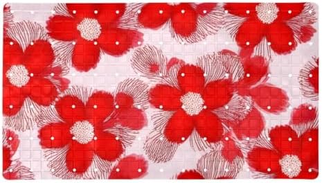 Bathtub Mat Non Slip 26.8x15.1 Inch, Machine Washable Shower Mats by Anna+Cowper