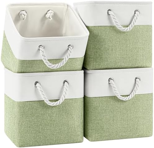 Patvingot 11-Inch Fabric Cube Storage Bins by Patvingot