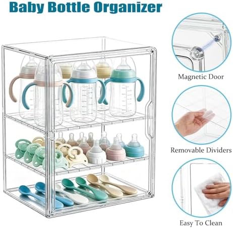 Baby Bottle Storage Organizer for Countertop - Image 4