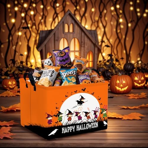 Halloween Basket Gift Cute Pumpkin Ghost Parties Decor Kid Trick or Treat Basket - Image 2