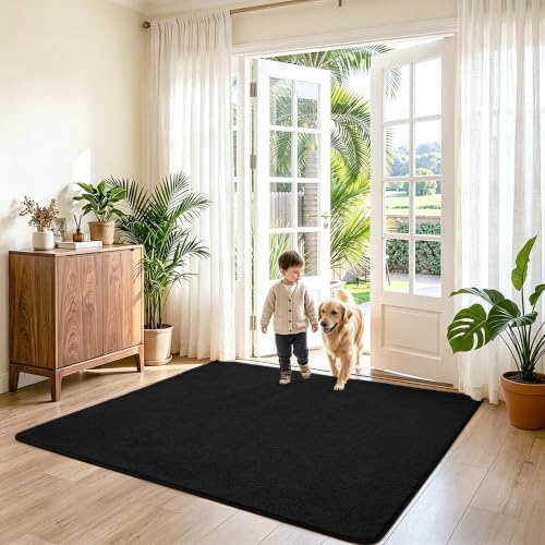 Keeko 4x4 Square Area Rugs for Living Room Bedroom, Soft Washable Carpet - Image 4