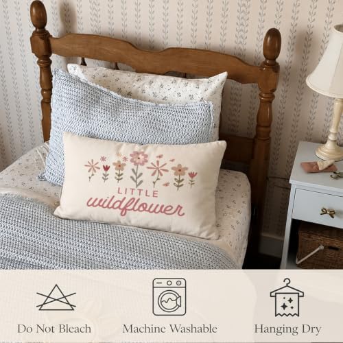 Wildflower Nursery Decor Girl Nursery 12x20 Pillow Cover， - Image 5