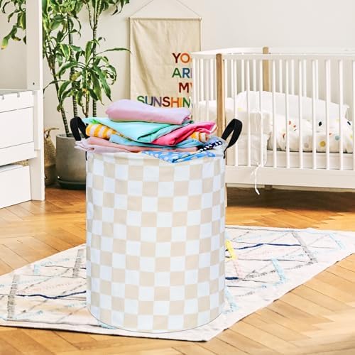 MAIZMZ Girls Laundry Basket Foldable Home Storage Basket Kids Hamper, Toy Box - Image 5
