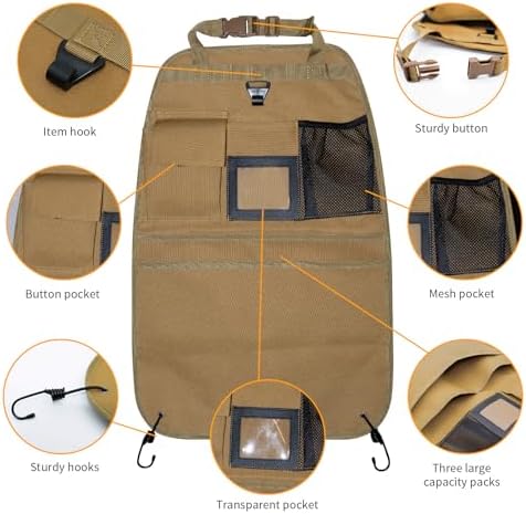 Back Seat Car Organizer with Car Storage Bags, Universal Car Organizers and - Image 3