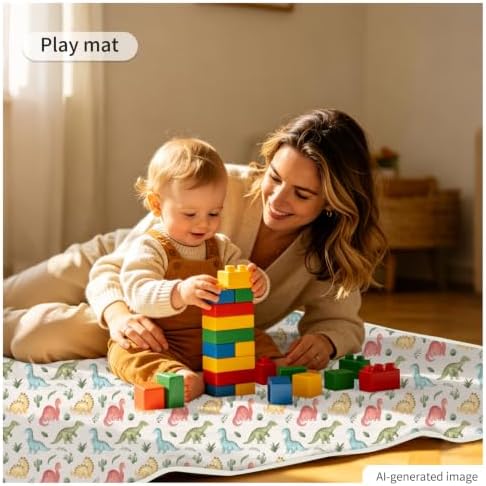 Baby Splat Mat for Under High Chair - Image 6