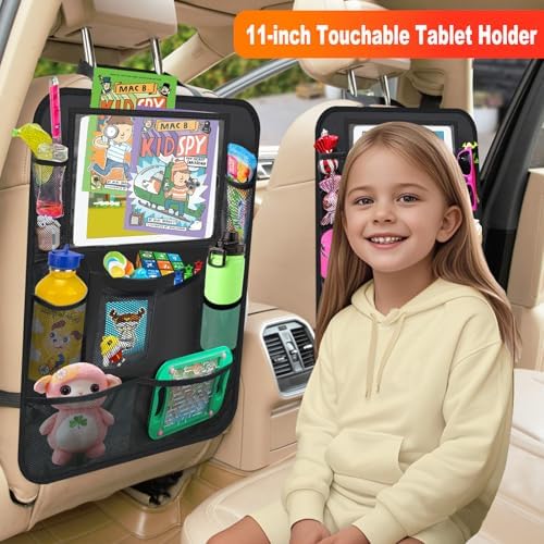 2 Pack Car Backseat Organizer Car Seat Organizer Back Seat Protector - Image 2