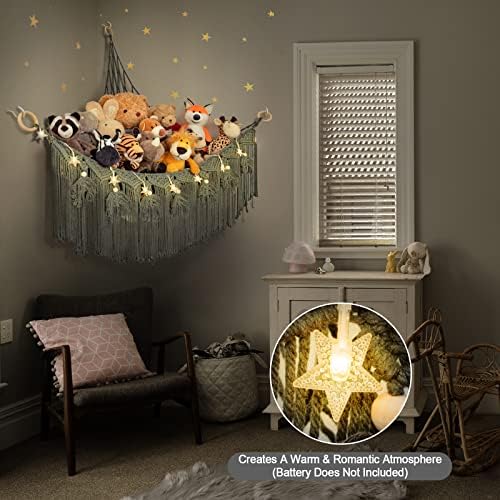 Macrame Stuffed Animal Storage - Image 2