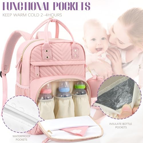 Tuwubi Diaper Bag Backpack, Baby Essentials - Image 4