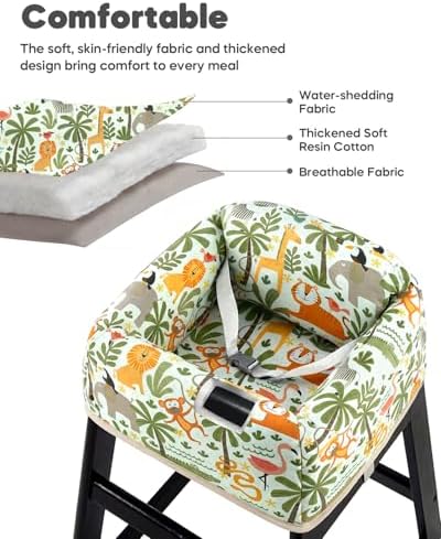 Mamatepe Reusable Baby High Chair Cover - Image 6