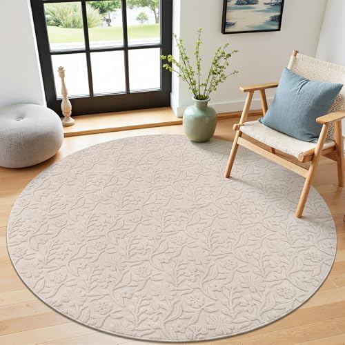 Vaukki Round Rug for Living Room by Vaukki