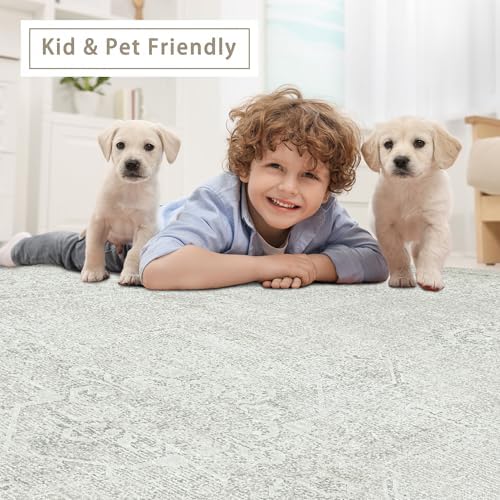 5x7 Washable Area Rugs for Living Room, Dining Room - Image 6