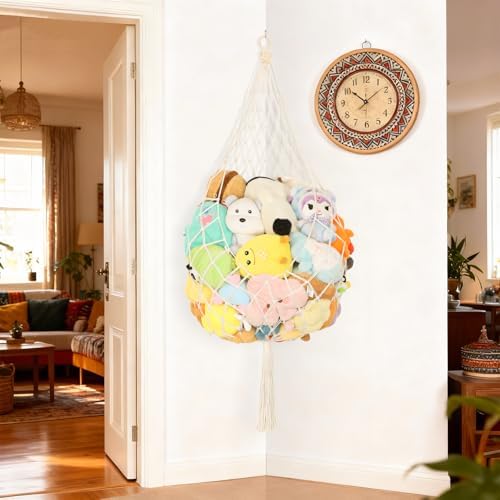 Enlarged Version Stuffed Animal Storage Hammock 70-inch Stuffed Animal Net - Image 7