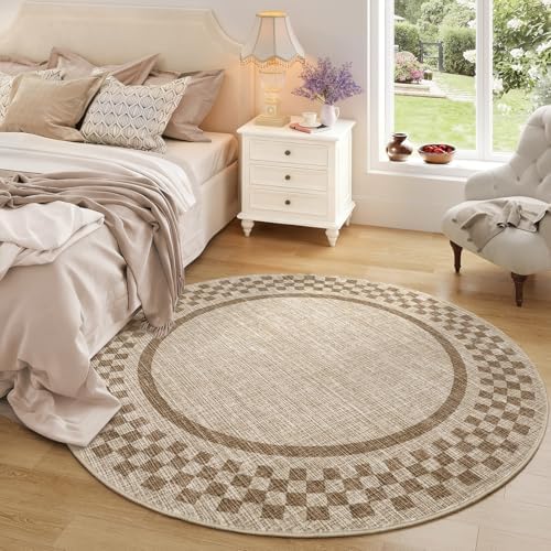 GarveeHome 4ft Washable Round Rug - Image 2