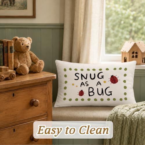 Ladybug Room Decor Ladybug 12x20 Pillow Cover - Image 3