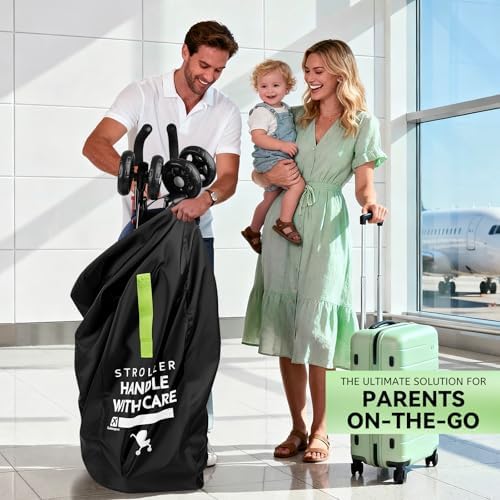 Umbrella Strollers Bag for Airplane, Stroller Travel Bag 42"H x 12"W x 12"D - Image 3