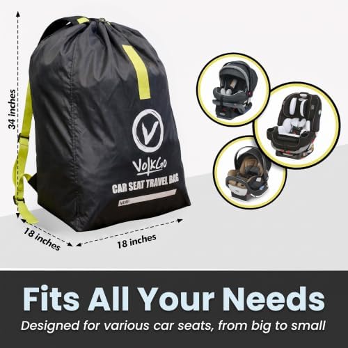 V VOLKGO Car Seat Travel Bag for Air Travel - Image 3