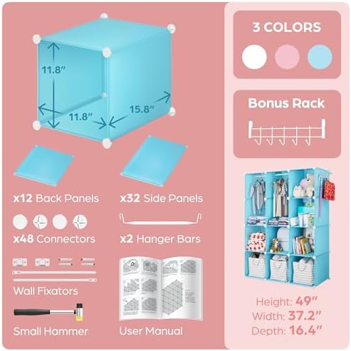 CUBEDIY Baby Closet Organizer for Nursery - Image 6