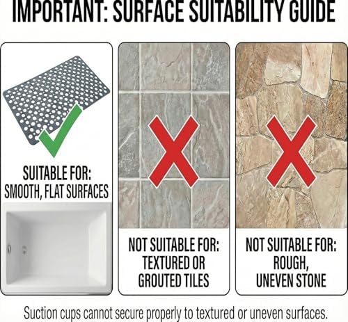 Nonslip Bathtub Mat Extra Soft TPE Bath Mat - Image 2