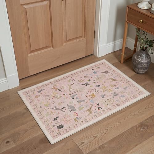 BESBLEE 2X7 Washable Kitchen Runner Rug, Animal Non Slip - Image 3