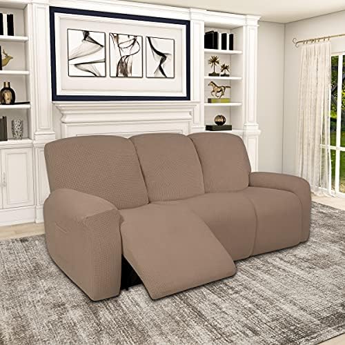 Easy-Going 100% Dual Waterproof Recliner Sofa Cover, 8-Pieces Stretch Relining - Image 2