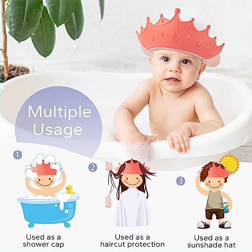 FUNUPUP Baby Shower Cap with Bath Rinse Cup - Image 4
